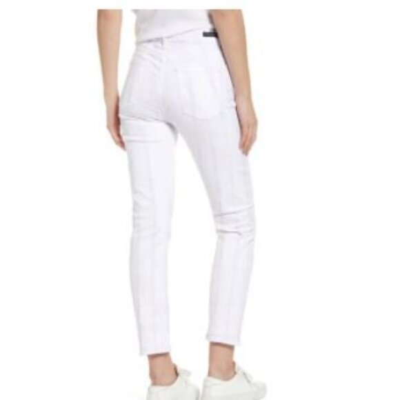 Citizens of Humanity Harlow Jeans Womens 31 Ankle High Rise Retro Designer White - Picture 1 of 10